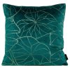 Sametové dekorační povlak na polštář BLINK17 45x45cm - tmavě tyrkysový