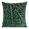 Sametové dekorační povlečení na polštář BLINK32 45x45cm - tmavě zelené