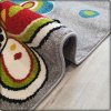 Dětský koberec KIDS - Šedý s motýly