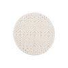 Moderní kulatý koberec FOCUS 3382 krémový