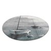 Kulatý dětský koberec SAVANA - Lodě 9368