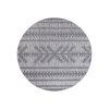 Kulatý terasový koberec SANTORINI - 411 antracitový