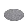 Kulatý terasový koberec SANTORINI 446 antracitový 2