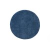 Shaggy kulatý koberec CITY 500 modrý 1