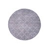 Šňůrkový kulatý koberec PALM B3069A modro růžový 1