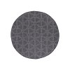 Šňůrkový kulatý koberec PALM B3073A černý 1