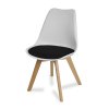 Designová židle ENZO 007 bílo černá
