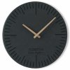 Moderní dřevěné hodiny EKO 2 antracit
