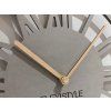 11137 7 moderne drevene hodiny eko loft piccolo sive