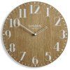 10090 4 moderne drevene hodiny eko london retro dub 30cm