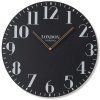 10096 7 moderne drevene hodiny retro london 50cm