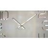 8560 6 moderne nastenne hodiny digit biele 50cm
