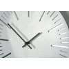Moderní nástěnné hodiny TRIM bílé