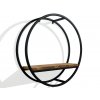 Kulatá police na zeď LOFT Oval 60cm