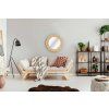 259063 3 okruhle drevene zrkadlo boho 36cm