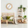 259063 7 okruhle drevene zrkadlo boho 36cm