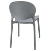 Plastová židle JUSTIN šedá