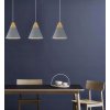 Retro stropní lampa Loft Scandi A šedá