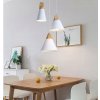 Retro stropní lampa Loft Scandi CP bílá