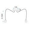 10171 10 retro stropna lampa spider 10