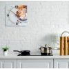 10537 6 sklenene hodiny na stenu colazione stvorcove