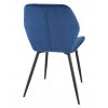 Sametová jídelní židle Milare tmavě modrá2