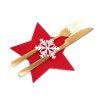 35239 1 vianocny obal na pribor cervena hviezda sada 4ks