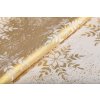 1004637 1 luxusní vánoční běhoun na stůl s vločky zlaty sw14