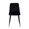 Sametová jídelní židle Belt černá 1