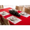 Vánoční prostírání na stůl SW15 stříbrné4