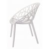 Plastová diyajnová židle ALBERO bílá1