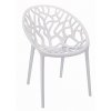 Plastová diyajnová židle ALBERO bílá3