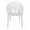 Plastová diyajnová židle ALBERO bílá5