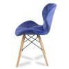 1001712 1 sametová jídelní židle matias modra