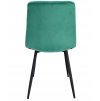 Sametová jídelní židle PIADO zelená