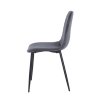 Sametová jídelní židle Wizz tmavě šedá 3