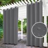 Zahradní závěs do altánku na kolečkách - tmavě šedý - 23