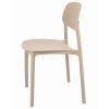 Plastová designová židle LARA béžová 4