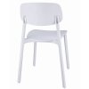 Plastová designová židle LARA bílá 3