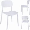 Plastová židle LARA bílá