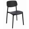 Plastová designová židle LARA černá 2
