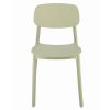 Plastová designová židle LARA šalvělově zelená 6