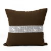998793 1 dekorační povlak na polštář glamour 404 28 hnědá