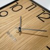 Dřevěné hodiny na zeď Wood Square 30cm 6