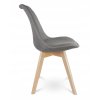 Jídelní čalouněná židle ALTA - šedá