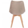 Jídelní čalouněná židle BARI - béžová
