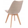 Jídelní čalouněná židle BARI - béžová
