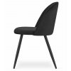Sametová jídelní židle BELLO - černá