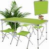 312463 kempingova skladacia suprava zelena