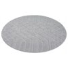 Kulatý koberec do obývacího pokoje FLAIR 138 šedý 4